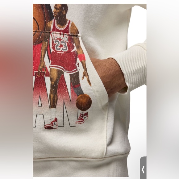 NWT JORDAN FLIGHT FLEECE PULLOVER HOODIE
Men – Sail MSRP $110 - Picture 4 of 12